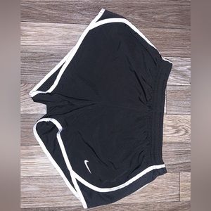Nike black athletic shorts.